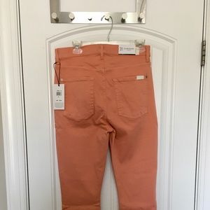High Waist Ankle Skinny in Rose